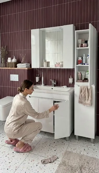 AI video for Aqua de Marco bathroom furniture set