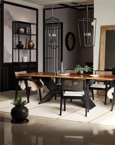 The finale: the table nearly in profile, the top receding into perspective. Ten seconds have walked around the table the