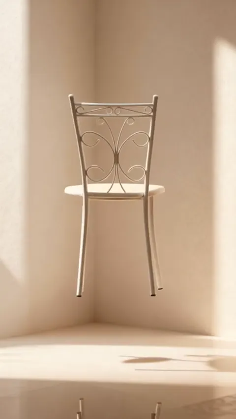 A nearly frontal frame, the back reading as symmetrical. The slimness of the rod against the seat is clear — the constru