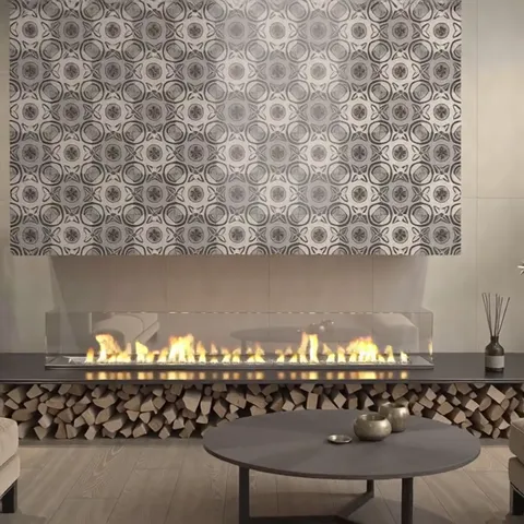Closer still: the joints between tiles are distinguishable, and neighbouring elements do not repeat each other exactly. 