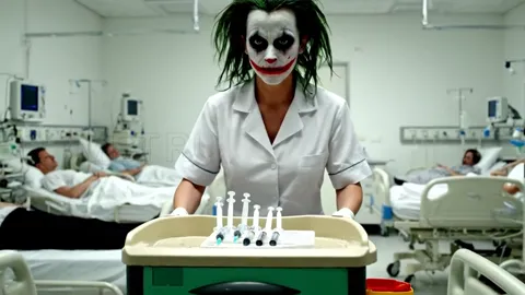 The finale: she looks at the camera, the ward entire behind her. Eight seconds have held attention on equipment that cat