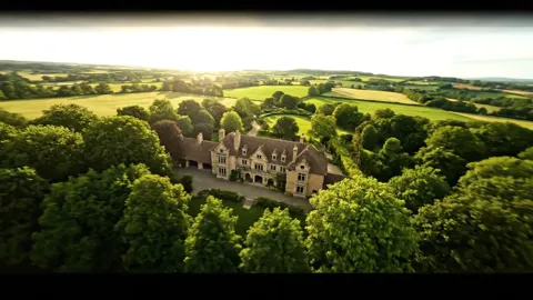 The finale: the estate entire amid greenery, the sun low. Eight seconds have shown the property in a way no floor plan a